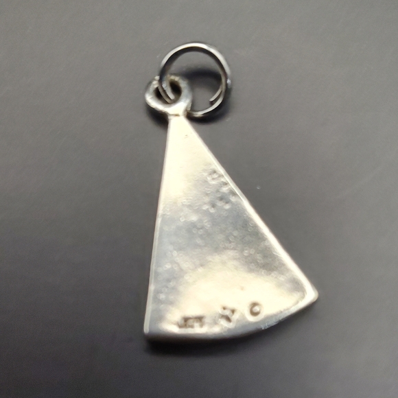 Vintage Sterling Silver "Pizza Slice" charm - Picture 4 of 4